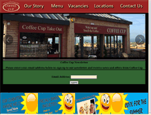 Tablet Screenshot of coffeecupportsmouth.com